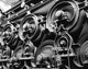 Close-Up of Paper Making Machine Fine Art Print