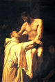 Christ Embracing St. Bernard Fine Art Print by Francisco Ribalta