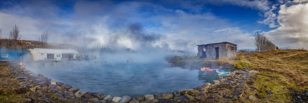 Secret Lagoon Natural Hot Springs Fine Art Print by Panoramic Images