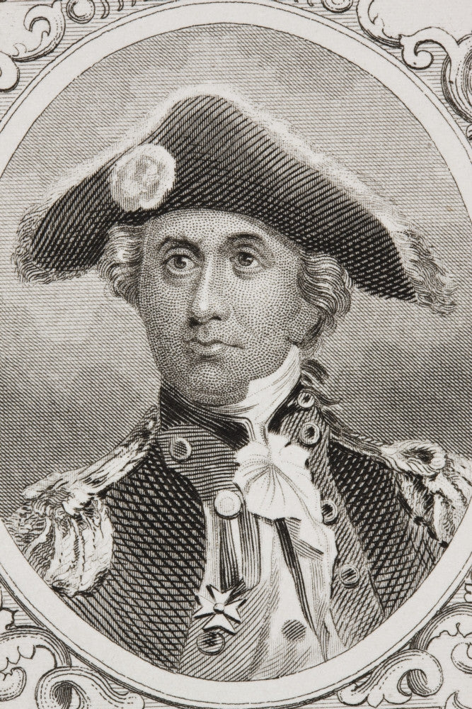 John Paul Jones American Revolution Naval Officer Fine Art Print by Ken Welsh