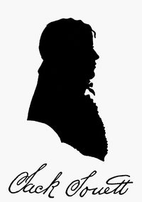 Jack Jouett Silhouette Print - American Revolutionary Hero