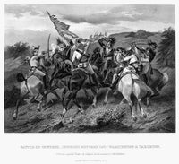 Battle of Cowpens, 1781 Steel Engraving Print by Granger