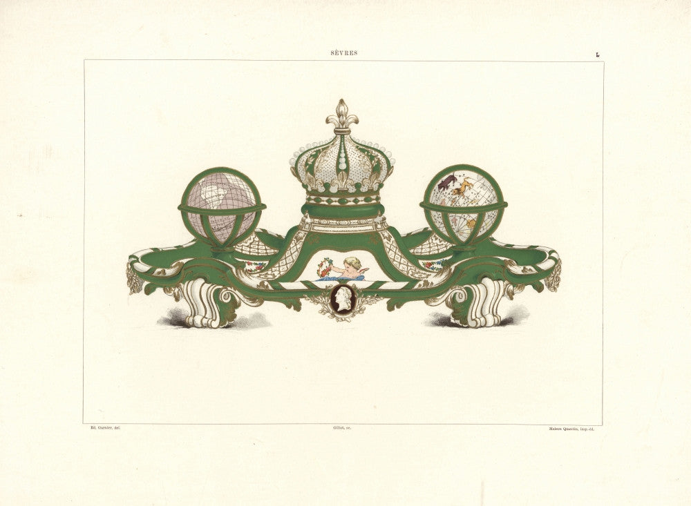 Ecritoire Given to Marie Antoinette Fine Art Print by Florilegius