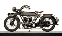 1924 Sunbeam V Twin JAP Engine Motorcycle Fine Art Print