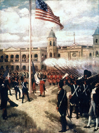 Louisiana Purchase Ceremony Fine Art Print by Thure De Thulstrup