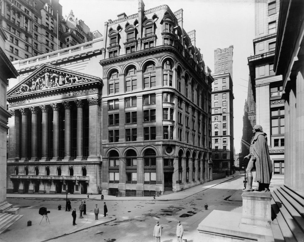Stock Exchange Fine Art Print by Irving Underhill - C1908