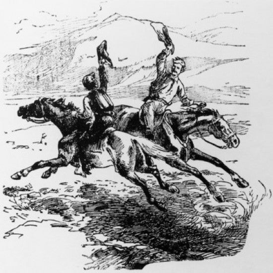 Pony Express Fine Art Print - Multiple Sizes Available