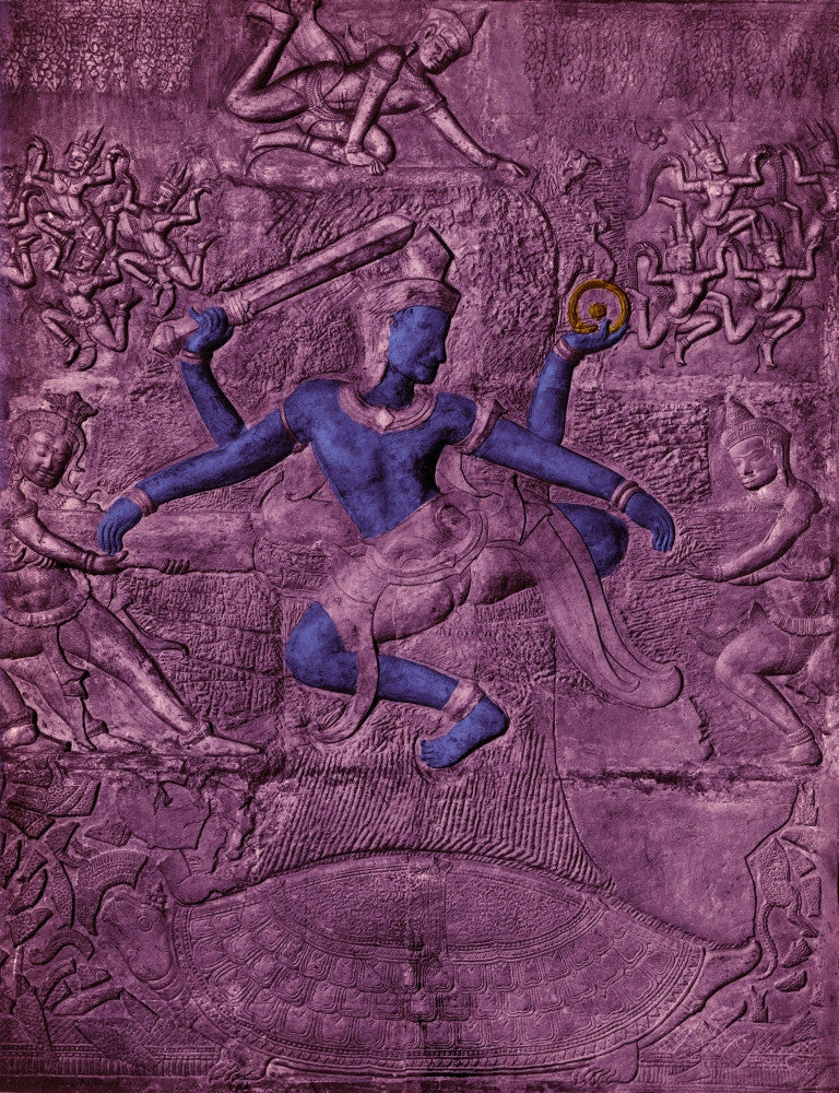Vishnu and Doctor Dhanvantari Fine Art Print by Science Source