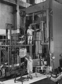 Three Scientists at Oak Ridge National Laboratory Poster Print