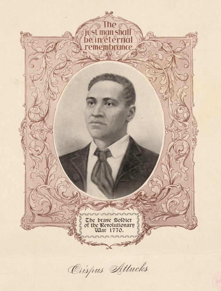 Crispus Attucks Lithograph Poster Print - Historical Art by Granger Collection