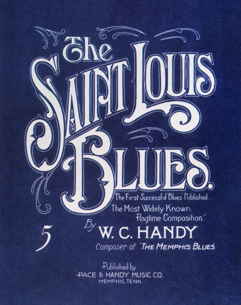 St. Louis Blues 1914 Sheet Music Cover Fine Art Print by Granger Collection