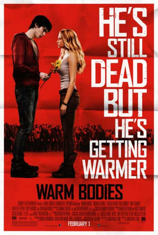 Warm Bodies Movie Poster Print 27x40 | Posterazzi