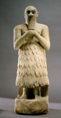 Statue of Praying Figure - Near Eastern Art Print from Syria