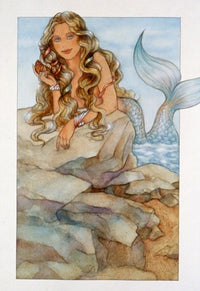 Mermaid 1 Fine Art Poster Print by Susan Edison (24x36)