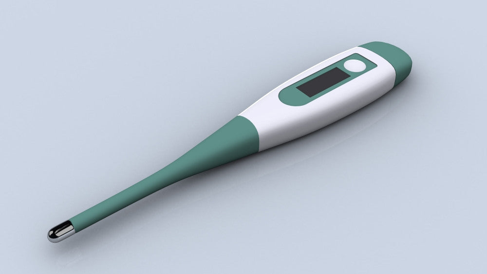 Conceptual Digital Thermometer Poster Print - StockTrek Images