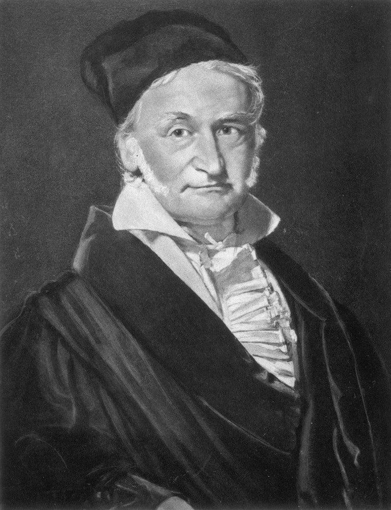 Karl Friedrich Gauss Oil on Canvas Fine Art Print by Christian A. Jensen