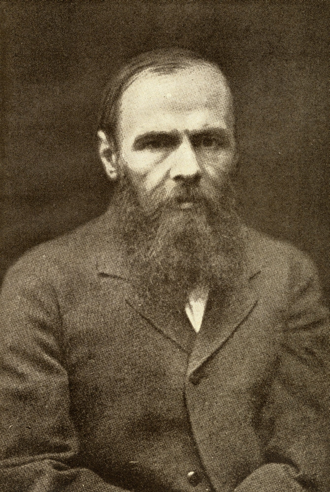 Fyodor Dostoyevsky Fine Art Print - Masterpiece Library Collection