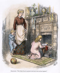 Santa Claus Color Engraving by Thomas Nast | Fine Art Print