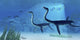 Plesiosaurus Swimming in the Jurassic Seas Fine Art Print