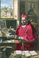 Saint Robert Bellarmine Copper Engraving Fine Art Print - 1604