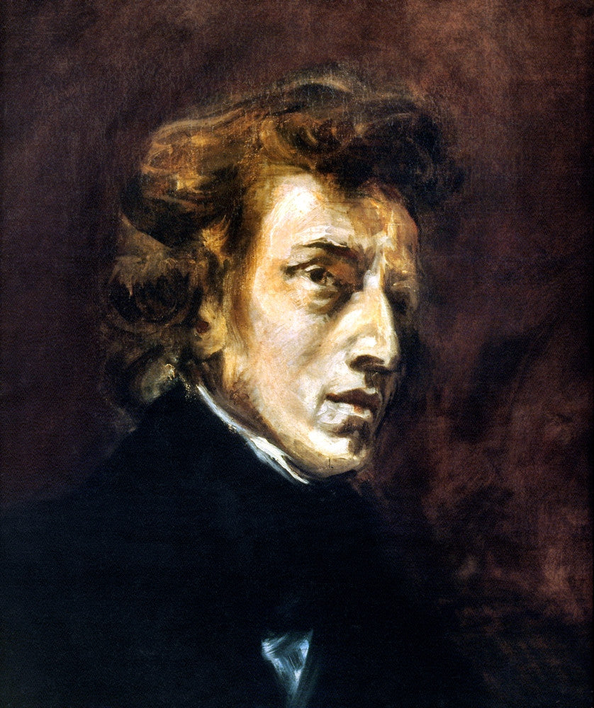 Frederic Chopin Fine Art Print by Eugene Delacroix