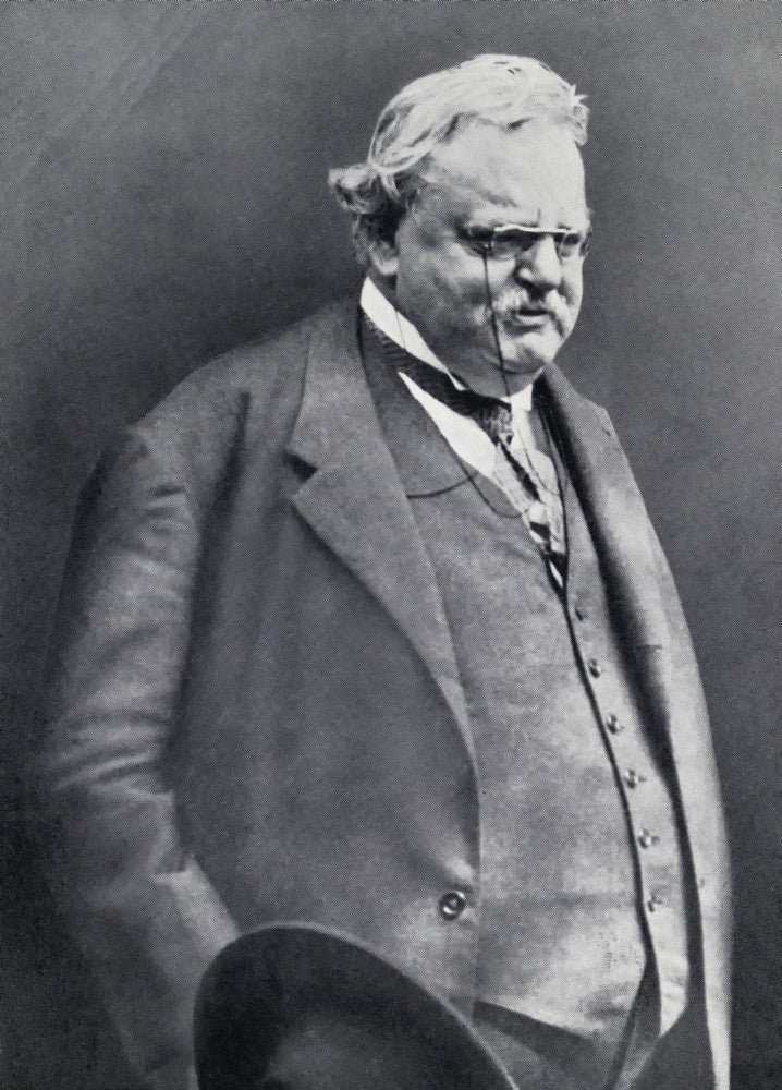 G. K. Chesterton Fine Art Print - English Author Tribute