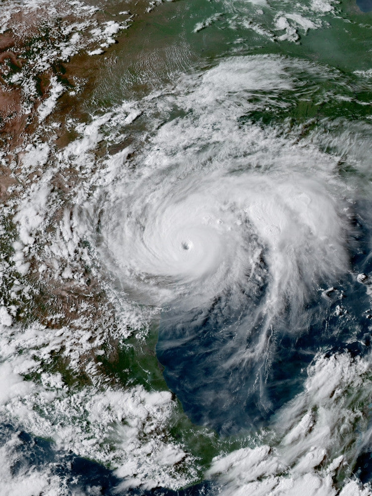Hurricane Harvey at Peak Intensity Poster Print - Everett Collection