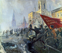 Russian Revolution 1917 Fine Art Print - Soldiers in Moscow