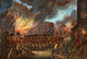 Washington Burning Fine Art Print - Historic Line Engraving
