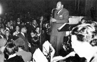 Coleman Hawkins Playing Saxophone at Wedding in Harlem Fine Art Print