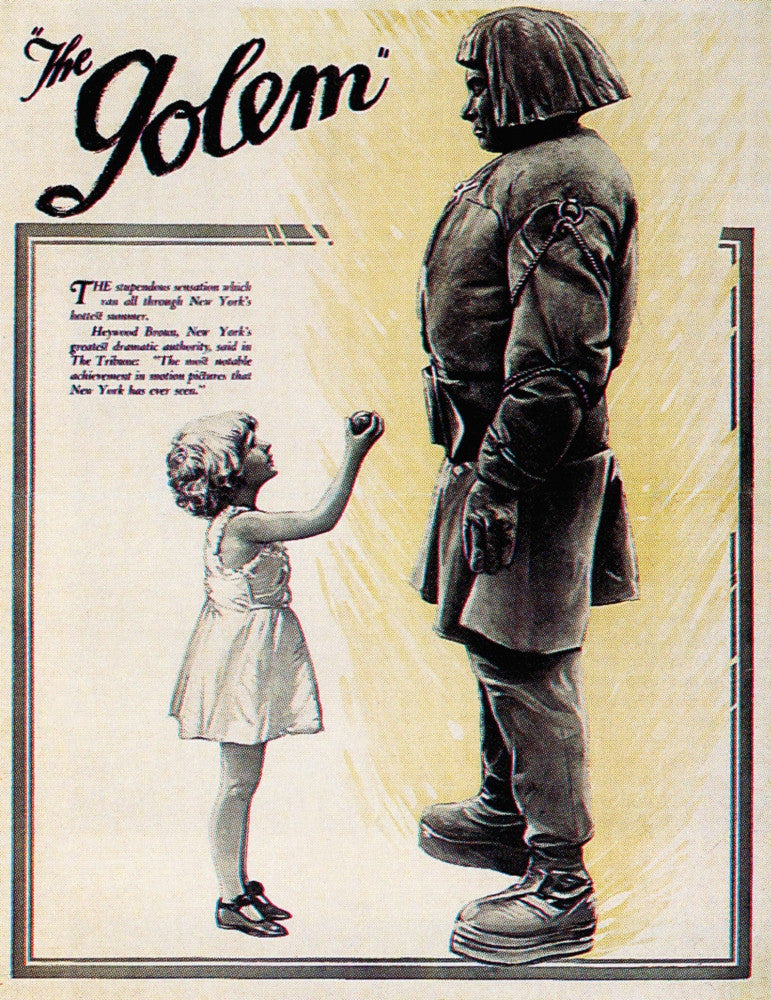 The Golem 1920 Movie Poster Fine Art Print