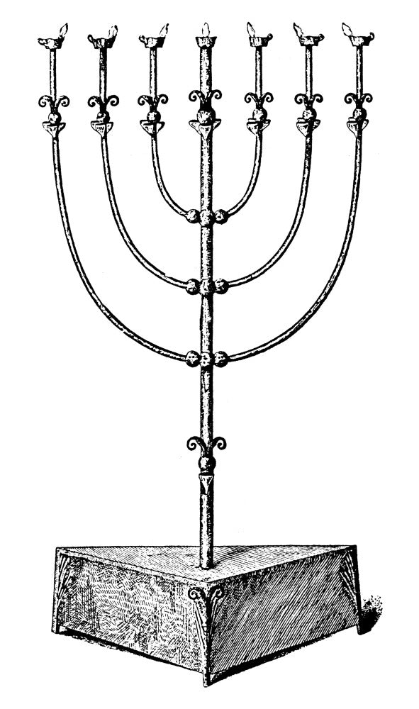 Judaism Menorah Fine Art Print by Granger Collection
