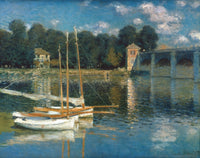 Monet: Argenteuil - Bridge at Argenteuil Fine Art Print by Claude Monet