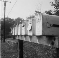 USA Rural Mailboxes Fine Art Print