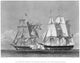 War of 1812 Naval Battle Fine Art Print - Engraving by Alonzo Chappel