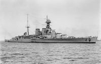HMS Hood Battlecruiser Fine Art Print by John Parrot