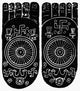 Buddha Footprints Fine Art Print - Symbolic Buddhapada Design by Granger Collection