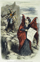 Get Thee Behind Me, (Mrs) Satan! Cartoon Print by Thomas Nast