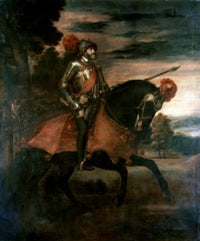 Charles V at the Battle of Muhlberg Fine Art Print by Titian