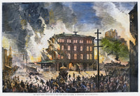 Great Railroad Strike of 1877 Fine Art Print - Wood Engraving