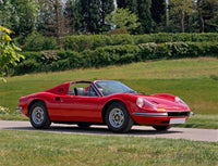 1973 Ferrari 246GTS Dino Sports Car Fine Art Print