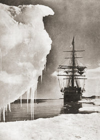 The Ship Terra Nova at the South Pole - 1910 Fine Art Print
