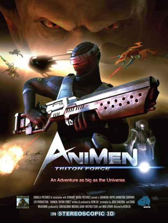 AniMen Triton Force Movie Poster 11x17 - Pop Culture Graphics