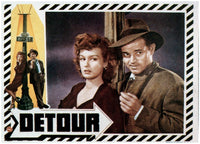 Detour Movie Poster Print - 1945 Classic Film Artwork