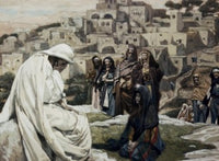 Jesus Wept Watercolor Fine Art Print by James Tissot