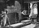 19th Century Glassworker Wood Engraving Poster Print by Granger Collection