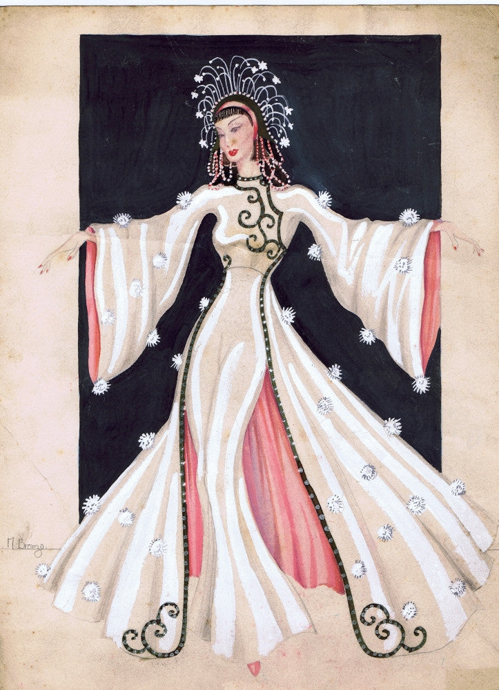 Costume Design by Michael Bronze Fine Art Print by Mary Evans