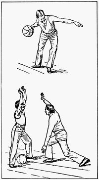 Basketball 1893 Fine Art Print - Drawing by Granger Collection
