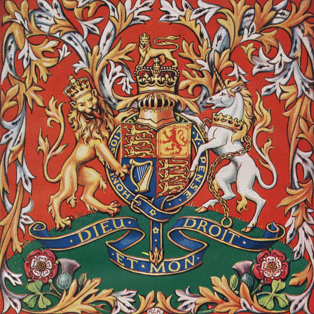 The Royal Coat of Arms of the United Kingdom Fine Art Print by Ken Welsh