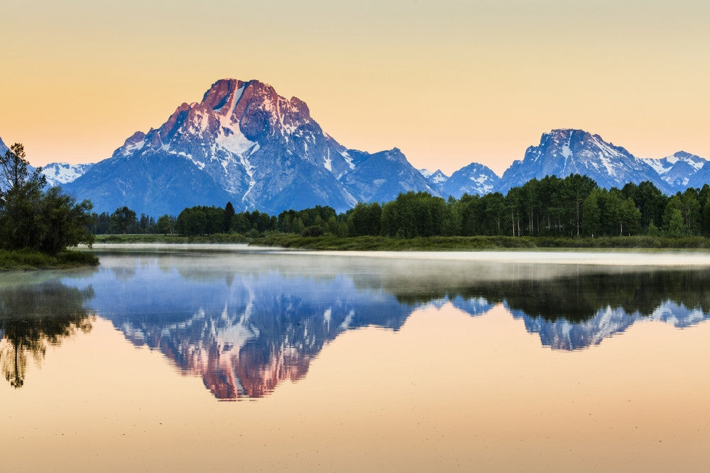Mount Moran at Oxbow Bend Fine Art Print by Yves Marcoux